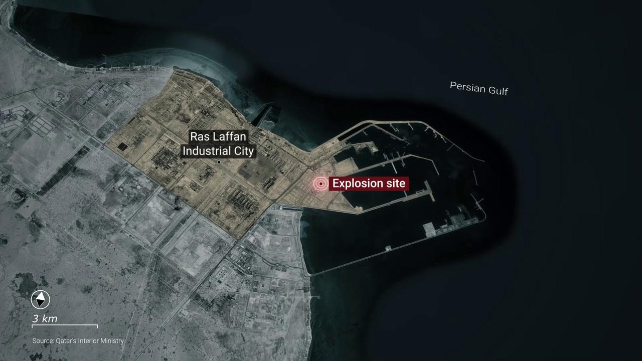 Video thumbnail for Qatar: MOTION GRAPHICS - 54 injured, 18 missing in Qatar factory blast.
