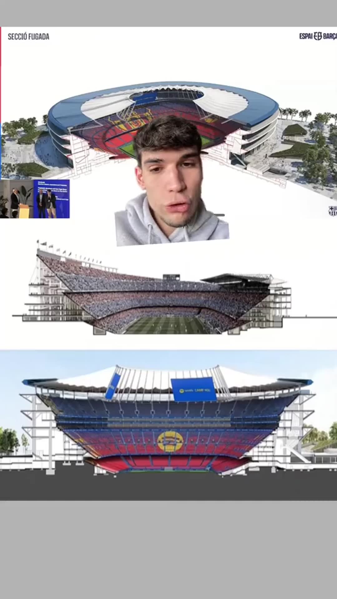 'Video thumbnail for MÁS IMÁGENES DEL NOU CAMP NOU'