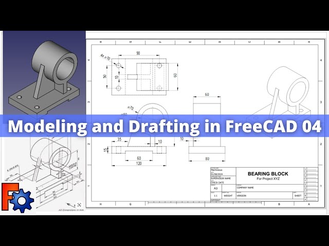 'Video thumbnail for Modeling and Drafting in FreeCAD 04 | FreeCAD Tutorial | Mechnexus |'