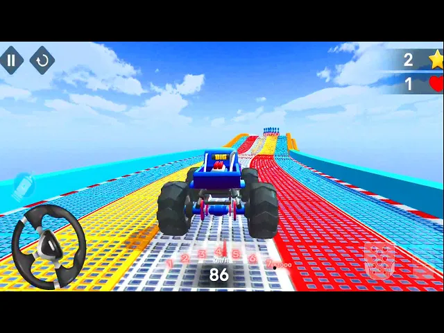 Video thumbnail for العاب سيارات جديدة لعبة حيلة مسارات مستحيلة سيارة العجلات الضخمة العاب اندرويد Android gameplay