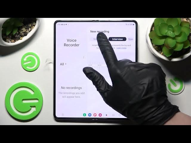 Video thumbnail for How to Record Sounds in SAMSUNG Galaxy Z Fold 4 – Sound Recording