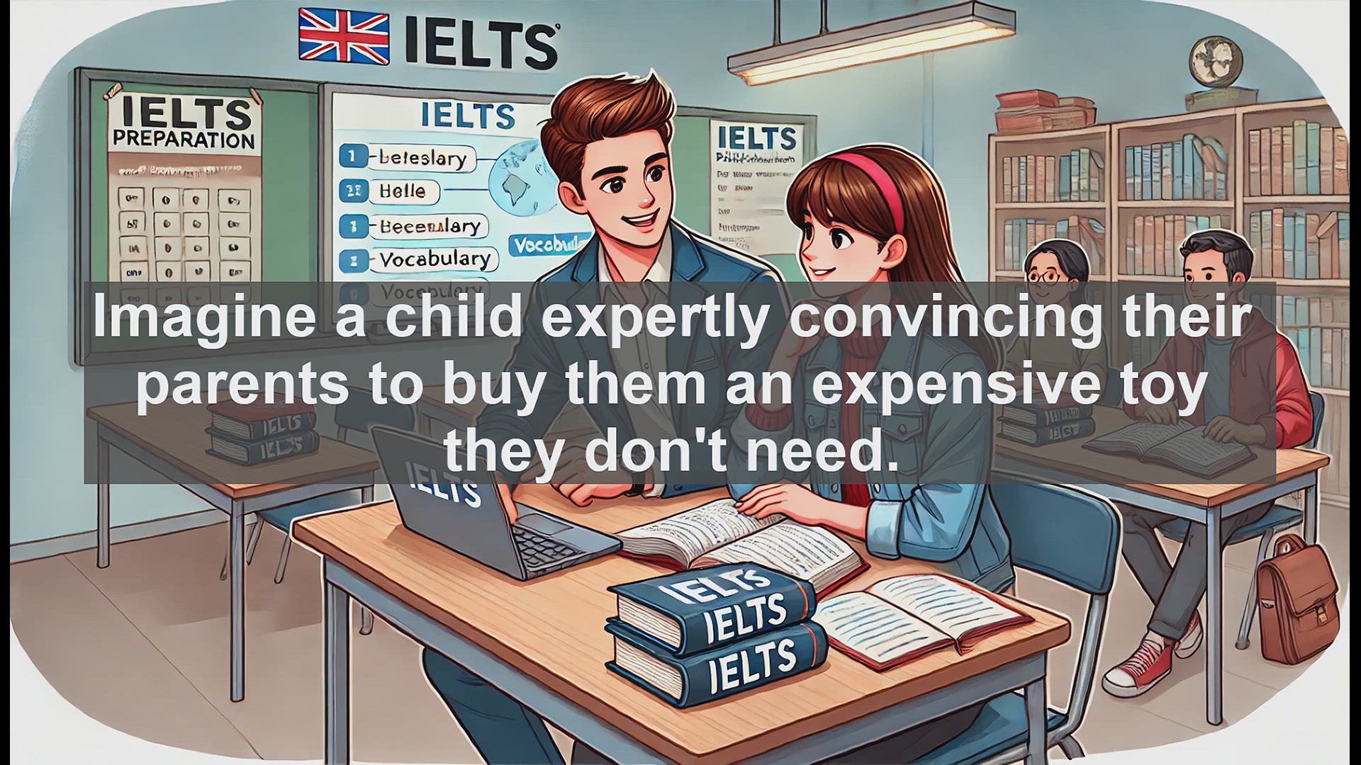 'Video thumbnail for 2000 Must Know IELTS 9.0 Vocabulary - Mastering 'Wheedle': Boost Your IELTS Score with This Persuasive Verb'