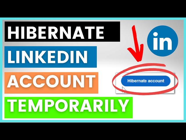 Video thumbnail for How To Hibernate A LinkedIn Account Temporarily? [in 2025]