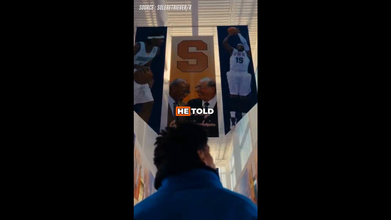 Video thumbnail for Carmelo Anthony Welcomes Son Kiyan to Jordan Brand With Powerful Message