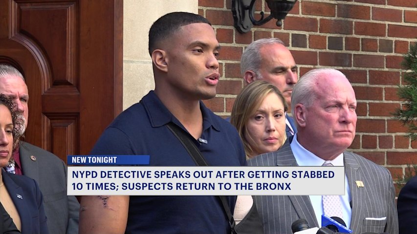 Video thumbnail for Off-duty NYPD detective who was attacked and robbed speaks for the first time