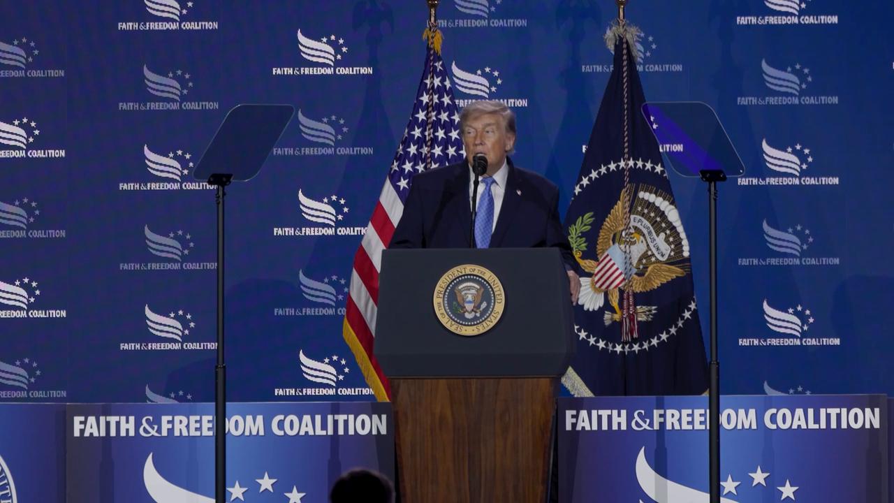 Video thumbnail for US: Trump says Iran still has 'some capability' after strikes on ships in Strait of Hormuz.