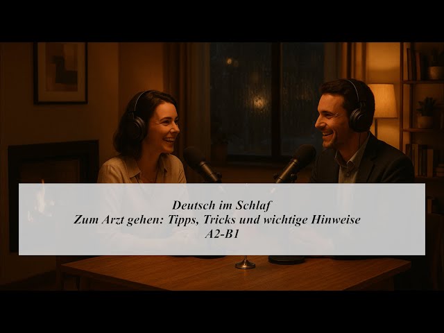 Video thumbnail for Zum Arzt Gehen: Tipps, Tricks und Wichtige Hinweise? | Deutsch im Schlaf | Hören Podcast A2-B1