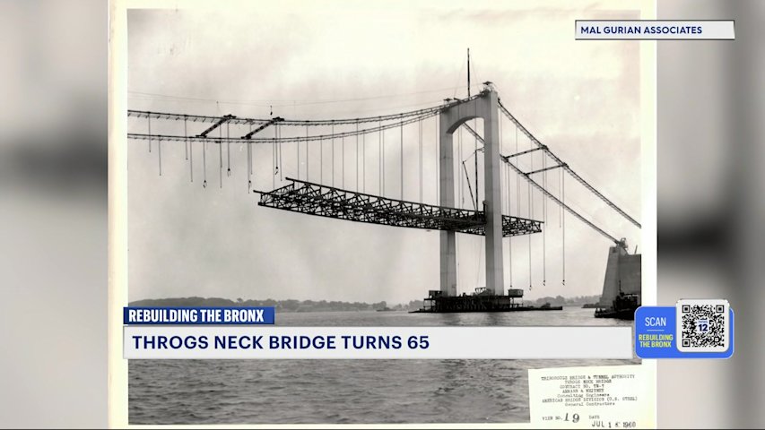 Video thumbnail for Throgs Neck Bridge turns 65 as MTA makes longevity plan
