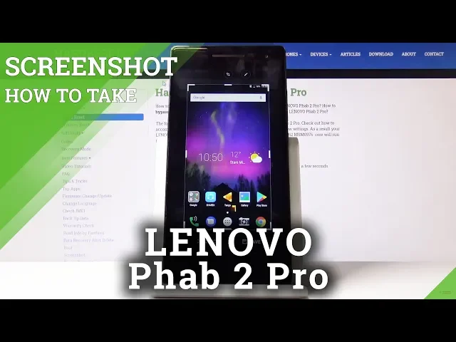 Video thumbnail for How to Capture Screen in Lenovo Phab 2 Pro – Take Screenshot