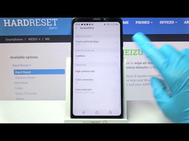 Video thumbnail for How to Activate High Contrast Text on MEIZU M8 – Display Settings