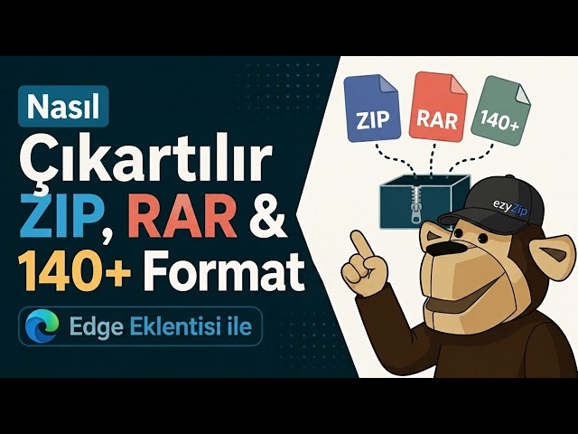 Video thumbnail for 📦 Edge Eklentisiyle ZIP, RAR Ve 140'tan Fazla Biçimi Çıkarın | Ücretsiz Ve Yerel