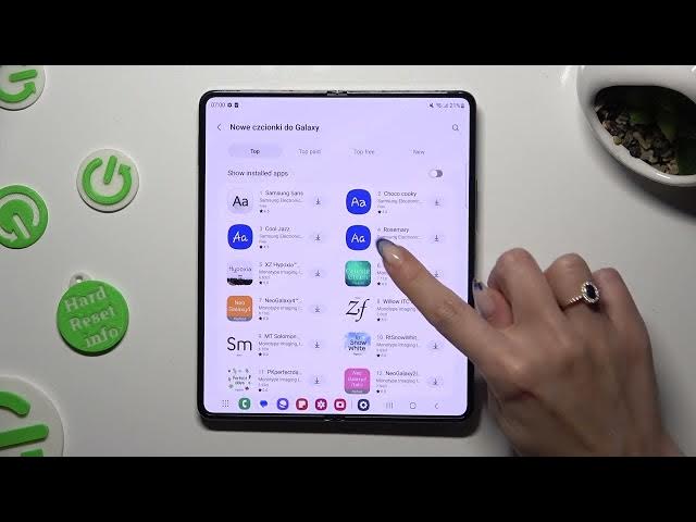 Video thumbnail for How to Set Rosemary as Default System Font on SAMSUNG Galaxy Z Fold5
