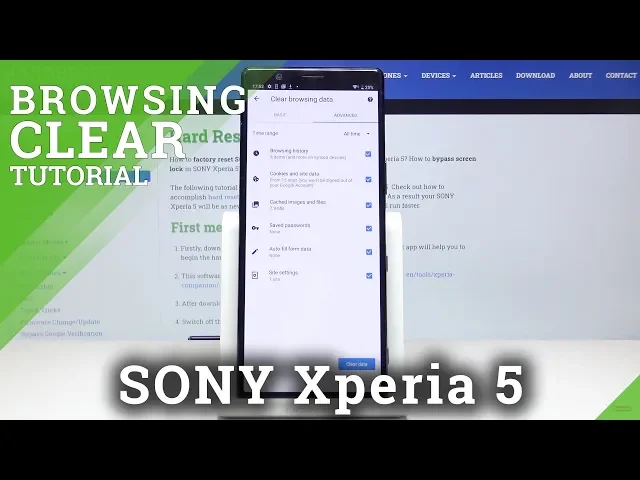 Video thumbnail for How to Clear Browser Data in SONY Xperia 5 – Reset Browsing History