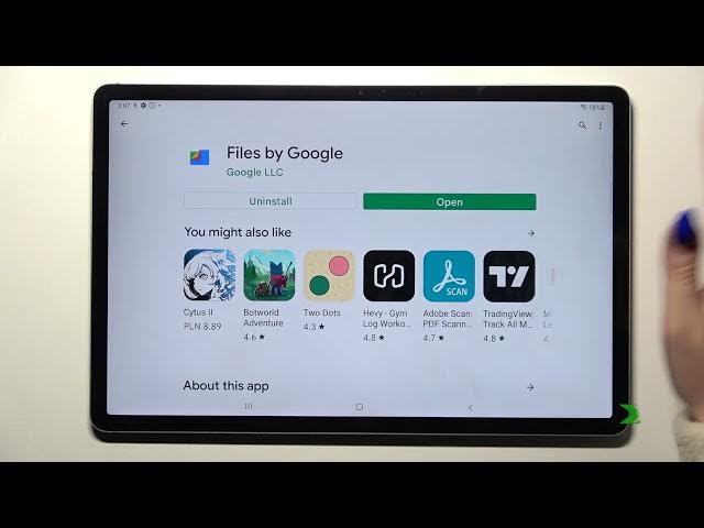 Video thumbnail for How to Clean Storage on SAMSUNG Galaxy Tab S7 FE – Remove Junk Files