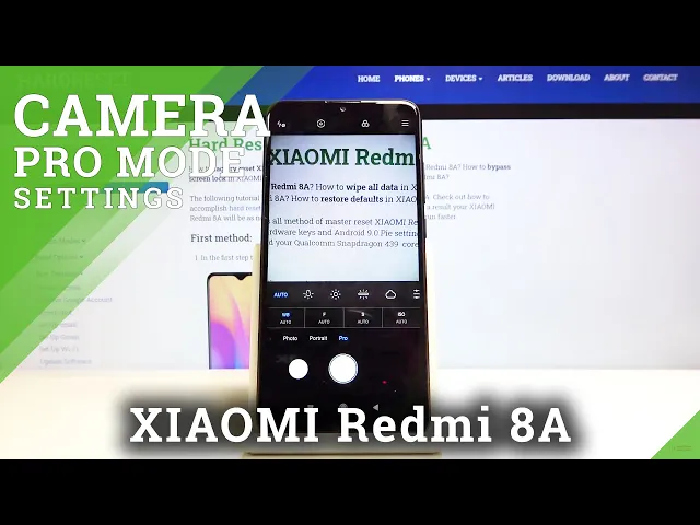 Video thumbnail for Use Camera Pro Mode in Xiaomi Redmi 8A - Camera Pro Mode Settings