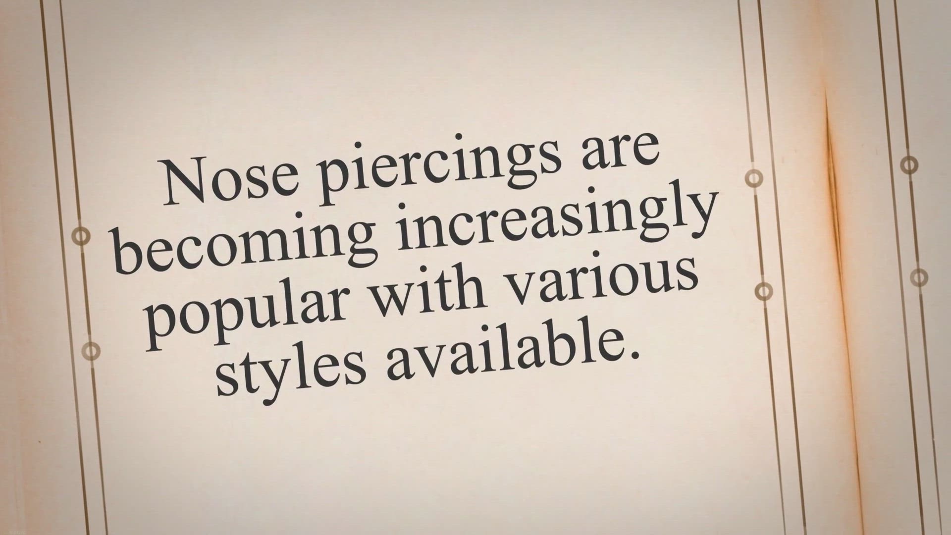 Video thumbnail for Everything You Need To Know About Septum Piercing And Nose Piercing Differences