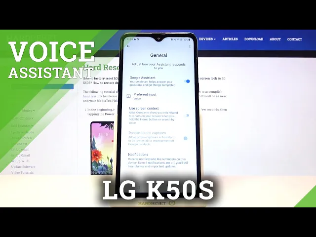 Video thumbnail for Google Assistant on LG K50S - How to Activate Google Assistant