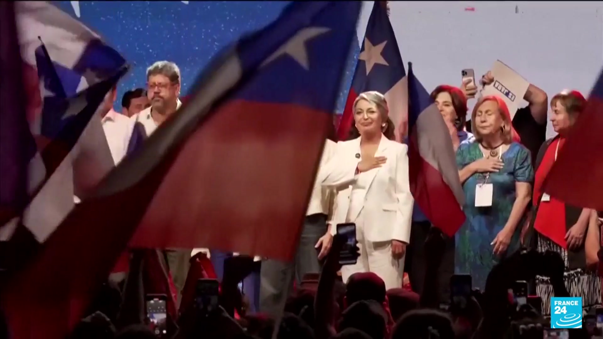 'Video thumbnail for Chile heads to a presidential run-off between Jara and Kast'