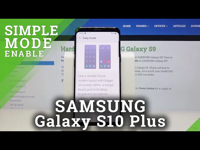 Video thumbnail for How to Activate Easy Mode in SAMSUNG Galaxy S10 Plus – Simple Layout