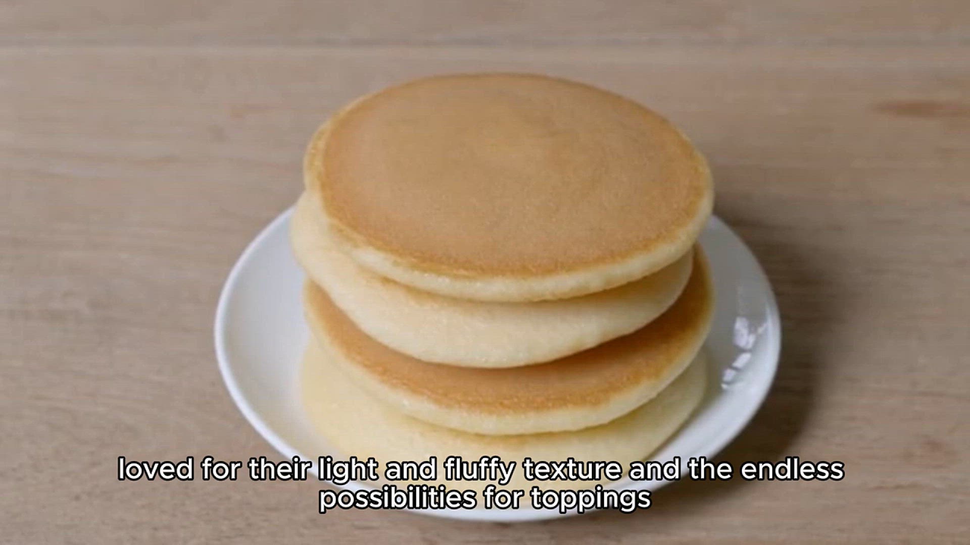 Video thumbnail for Fluffy Pancakes Recipe