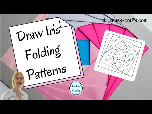 Video thumbnail for HOW TO MAKE YOUR OWN IRIS FOLDING PATTERNS - Easy to follow tutorial to draw your own templates