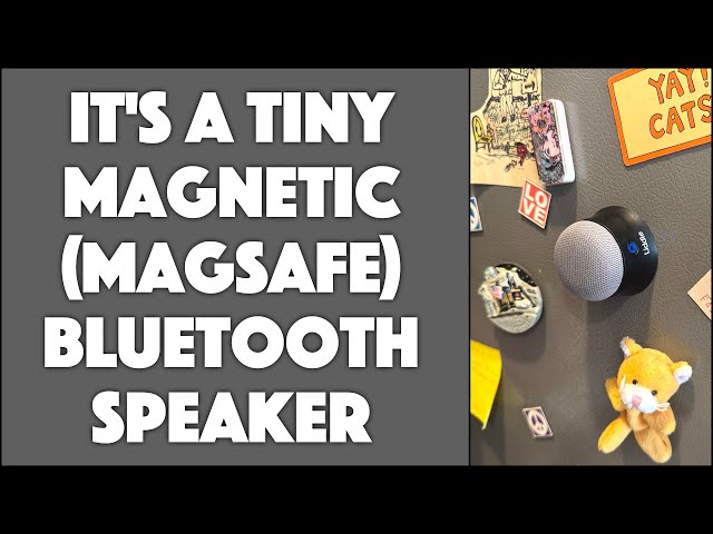 Video thumbnail for D3 LIDDLE Magnetic Bluetooth Speaker -- DEMO & REVIEW