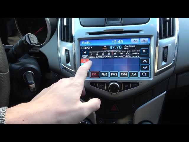 Video thumbnail for How to Enable or Disable AF for Car Radio in Chevrolet Cruze (2008 - 2016) - Use AF in Radio
