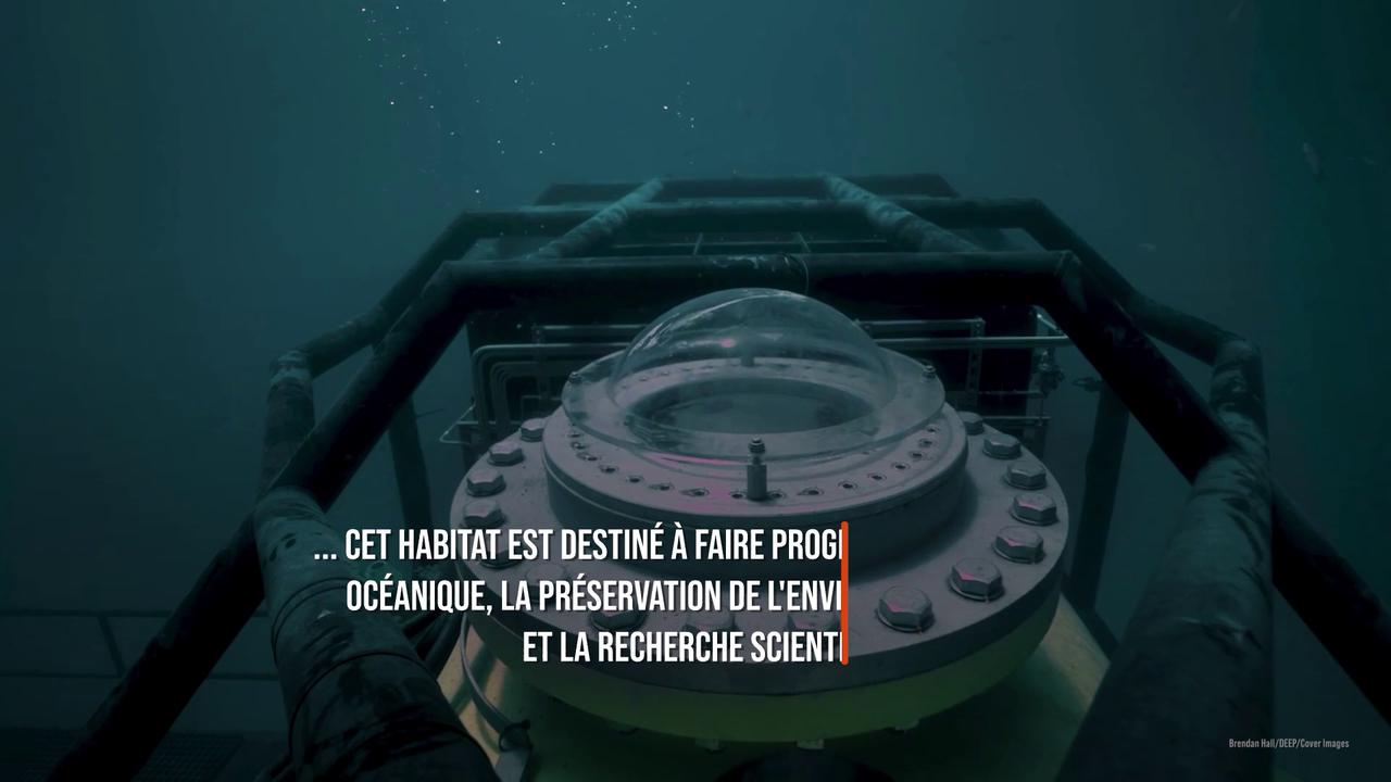 Video thumbnail for Une base sous-marine pour les chercheurs au large de la Floride.