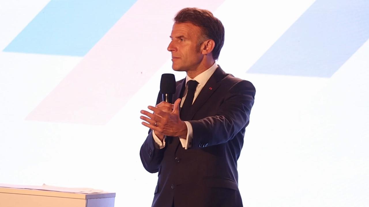Video thumbnail for Kenya: Macron calls for Africa-Europe tech partnership at Nairobi summit.