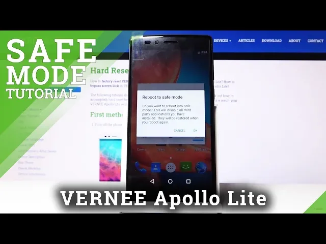 Video thumbnail for Safe Mode in Vernee Apollo Lite – Disable Third-Party Apps
