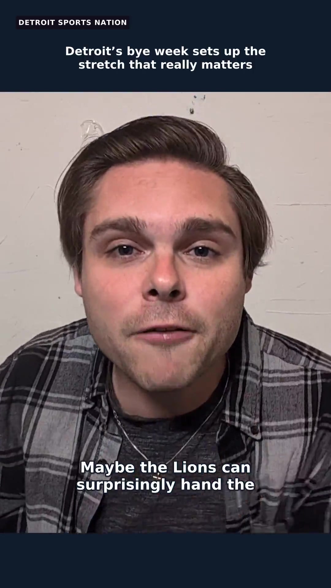 Video thumbnail for Detroit’s bye week sets up the stretch that really matters