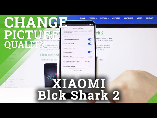Video thumbnail for How to Set Up Photo Quality in Xiaomi Black Shark 2 - Camera Pictures Quality