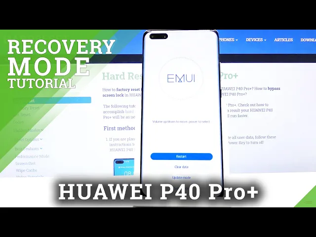 Video thumbnail for Recovery Mode in HUAWEI P40 Pro+ - How to Enable & Use Recovery Features