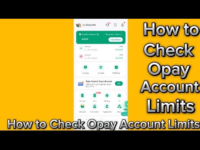Video thumbnail for How Much Can Opay Account Hold? | How to Check Opay Account Limits ✅