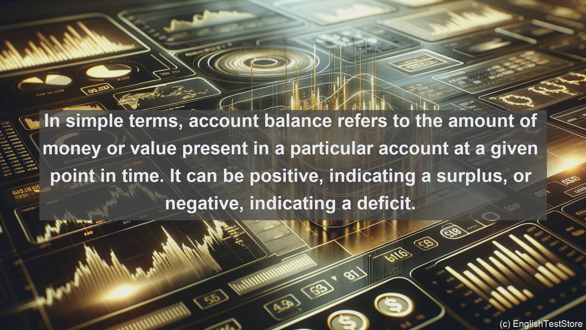 'Video thumbnail for Account balance in economics and finance'