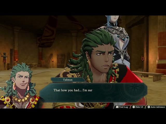 Video thumbnail for Fire Emblem: Fortune's Weave - 1 Cai's Path Ch 7: Qualifier: Talimun Talks with Inyoni Post Fight
