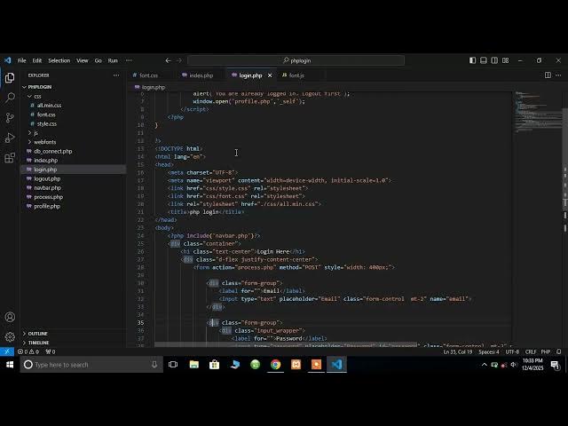 Video thumbnail for #9 PHP Login System For Beginners Showing and hidding the password input
