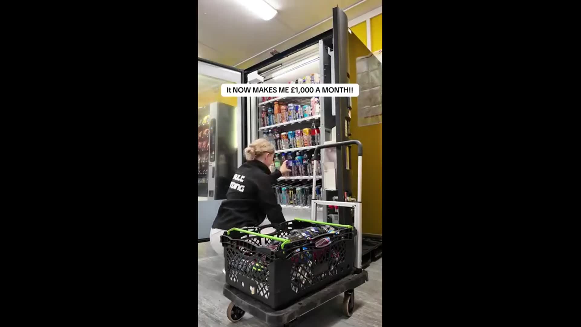'Video thumbnail for money making meg: vending machine investment yields £1000 per month!'