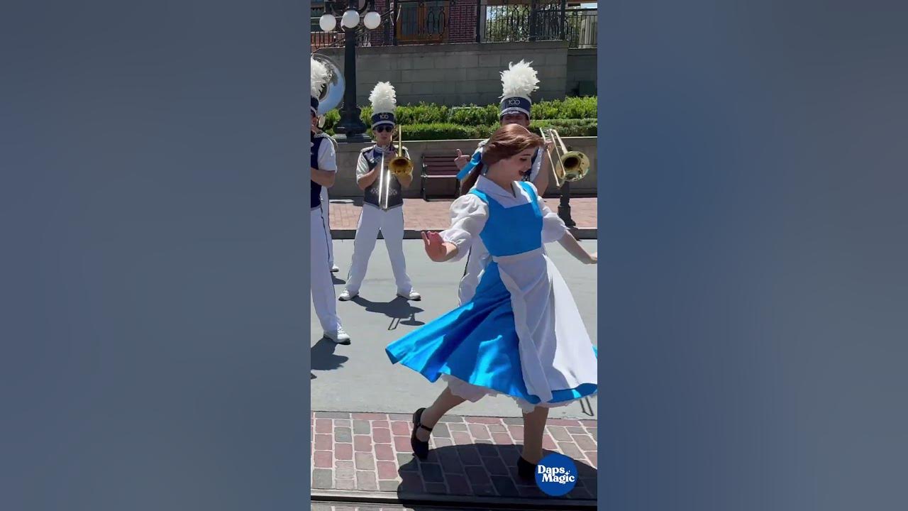 'Video thumbnail for We love seeing Belle and the Disneyland Band together!'