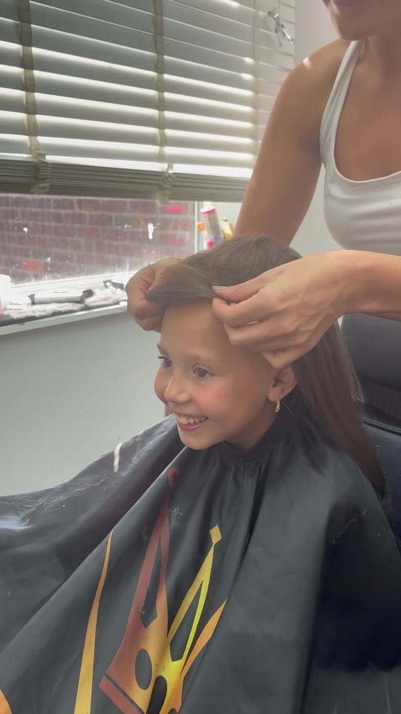 Video thumbnail for Brave Girl with Alopecia Shines in First Hair Transformation
