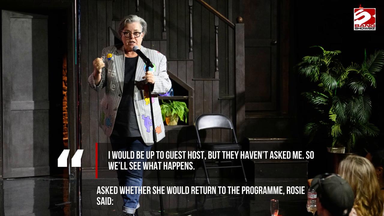 Video thumbnail for Rosie O’Donnell declares she would up for guest host spot on The View after show bust-up