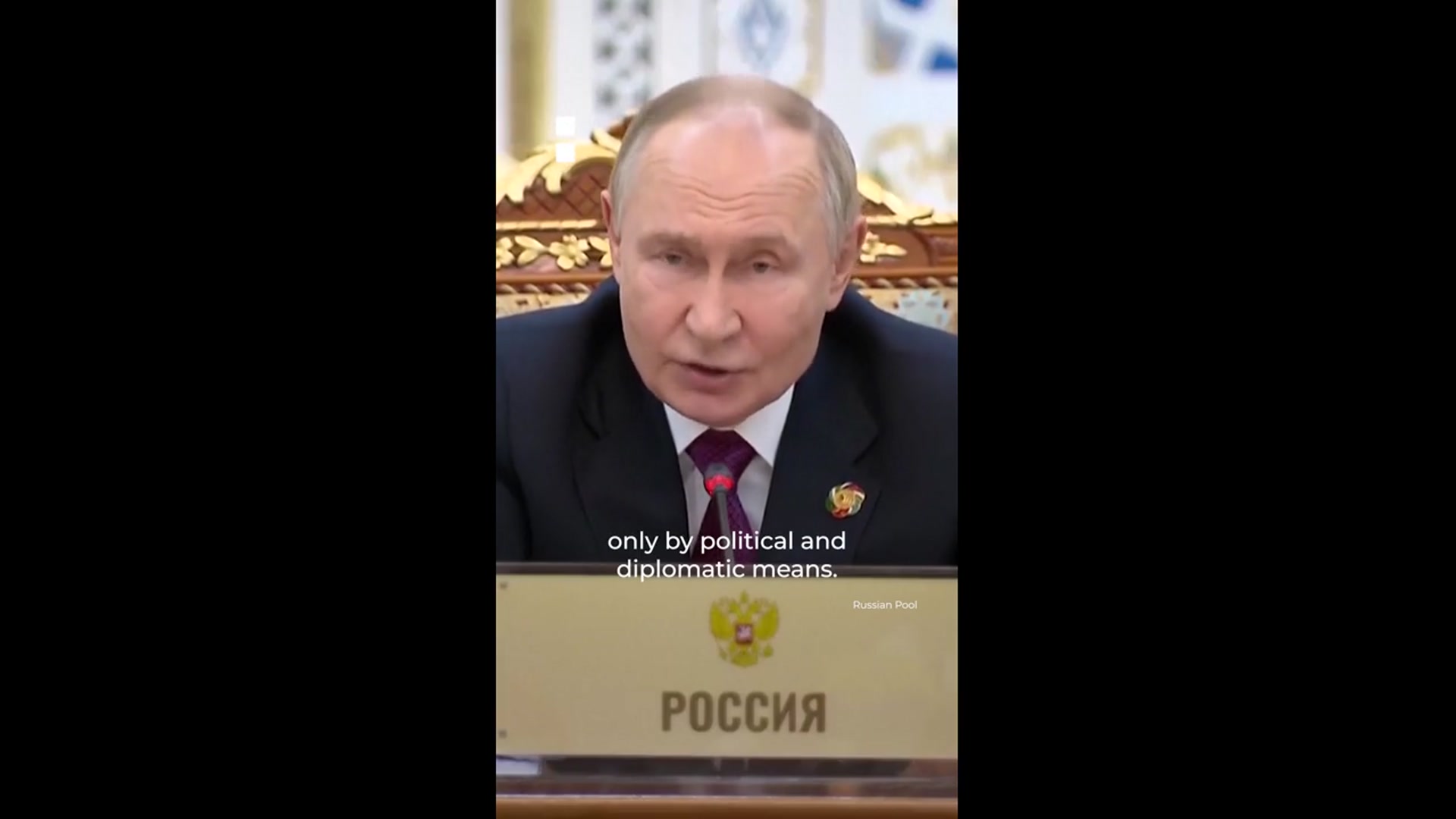 'Video thumbnail for Putin backs Trump’s Gaza peace plan, will support ‘peaceful efforts’'