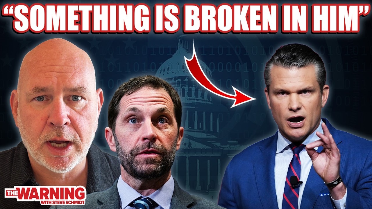 Video thumbnail for Steve Schmidt: Pete Hegseth Is the Most Ignominious Military Leader of All Time
