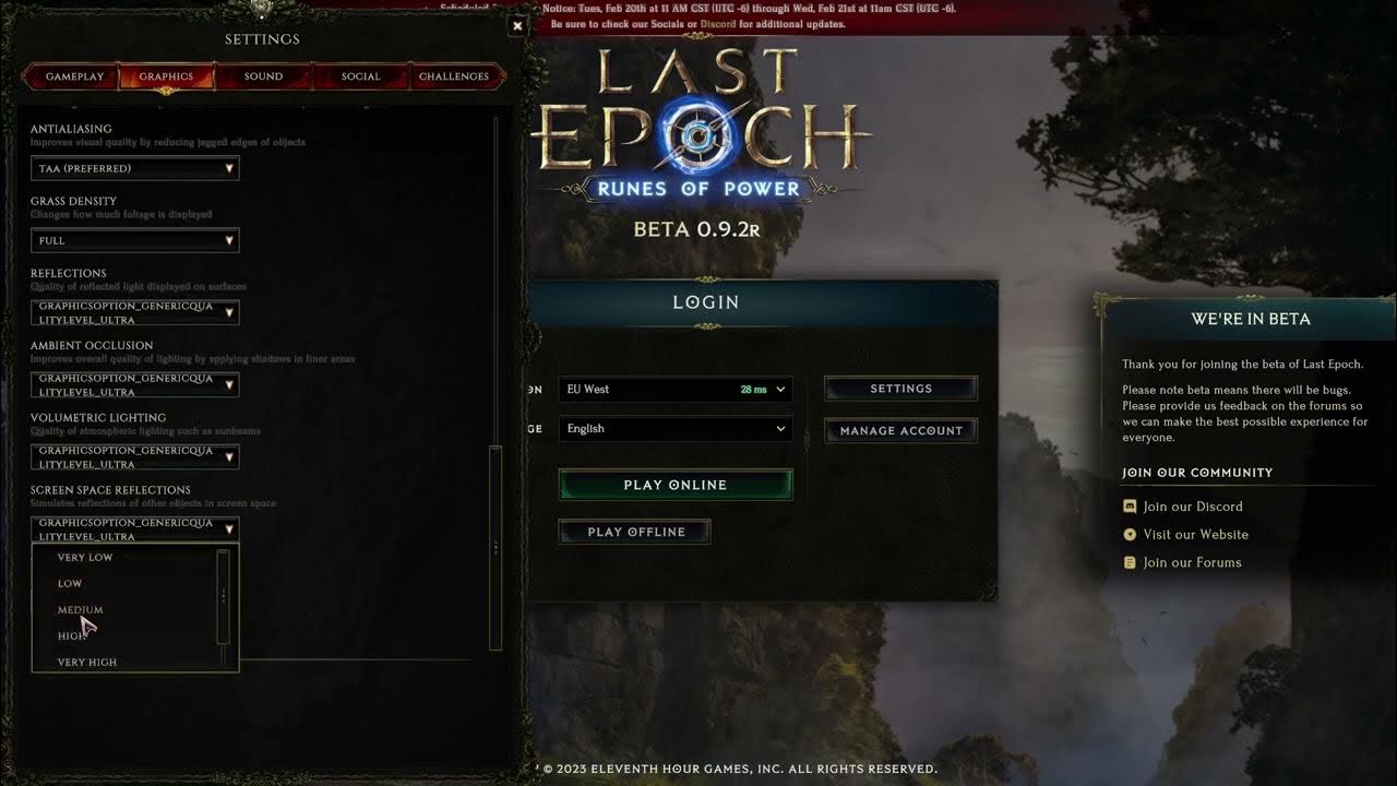 Video thumbnail for How To Manage Screen Space Reflections In Last Epoch