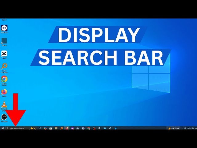 Video thumbnail for How To Display Search Bar On Windows 10 and 11 | windows Tutorial