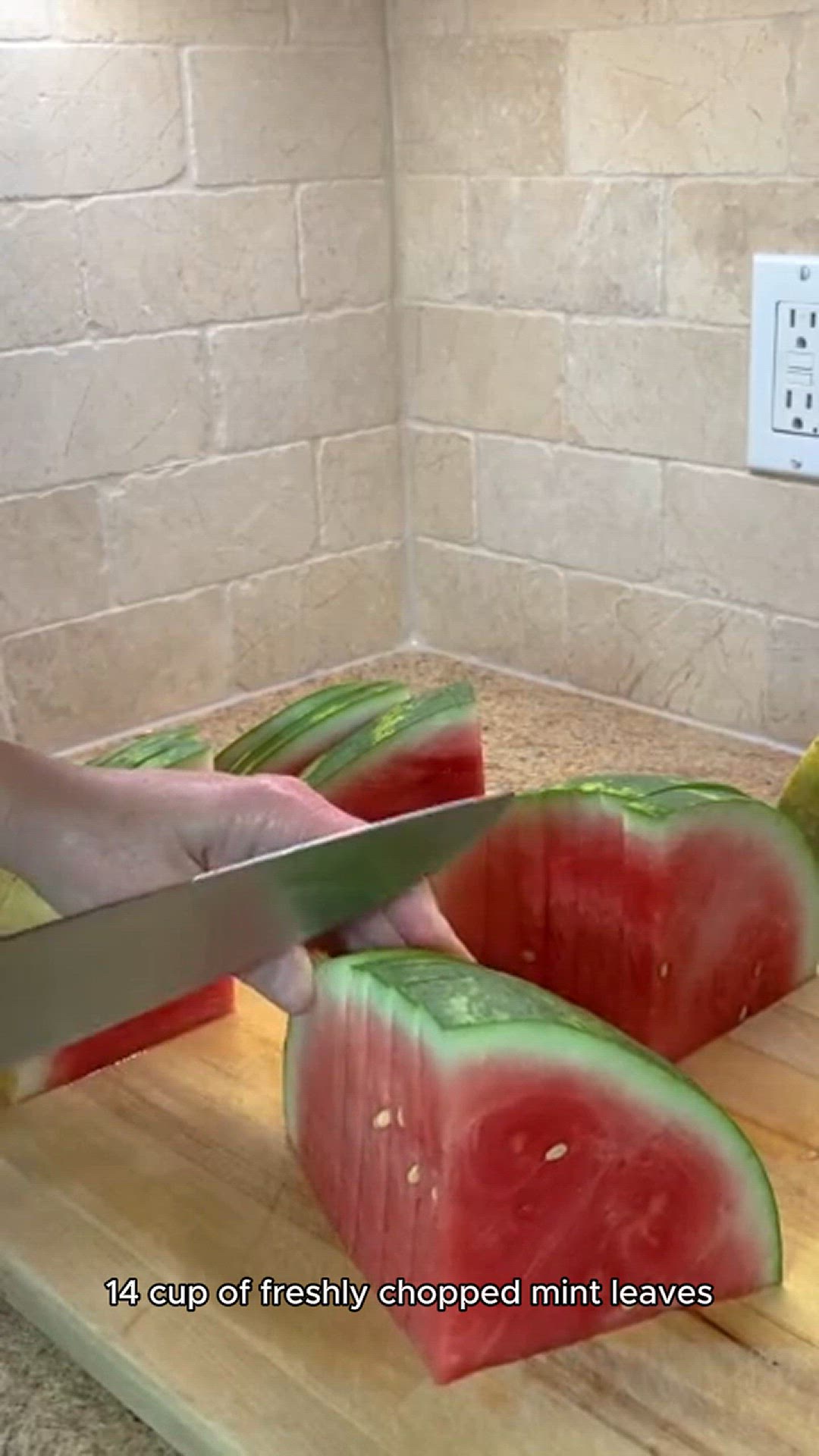 Video thumbnail for Watermelon Feta Salad
