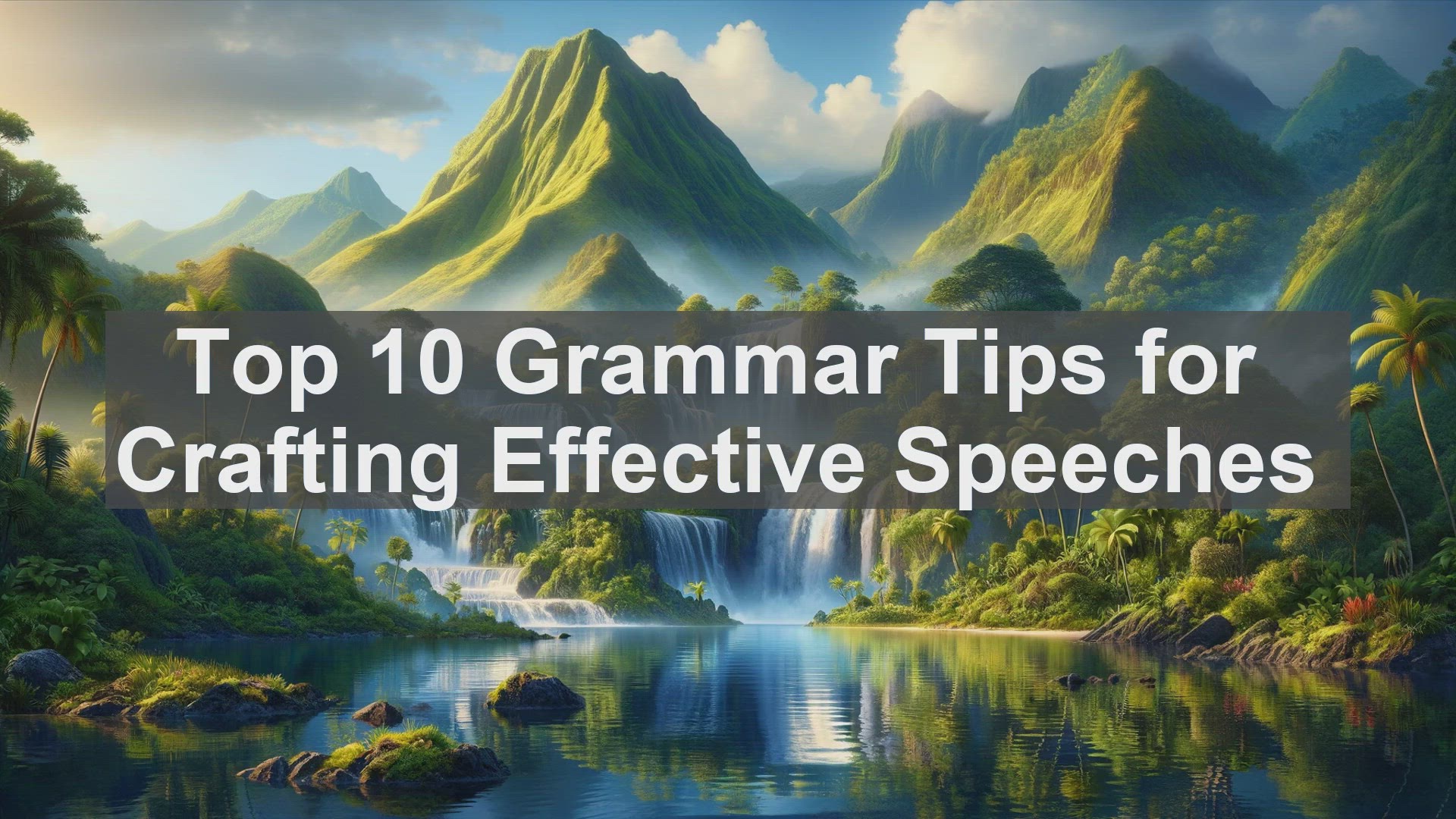 'Video thumbnail for Top 10 Grammar Tips for Crafting Effective Speeches'
