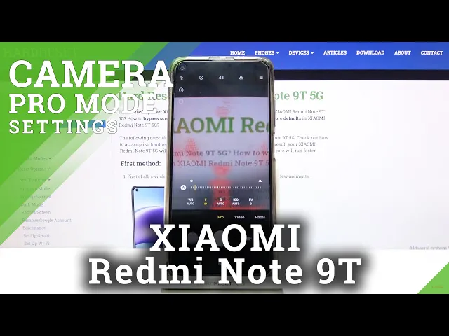 Video thumbnail for How to Use Camera Pro Mode in Xiaomi Redmi Note 9T - Access Professional Camera Features