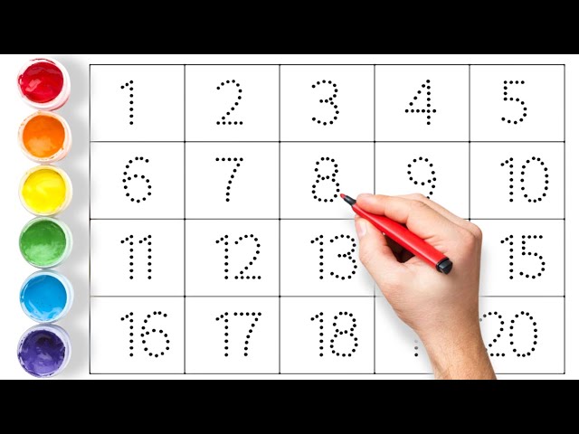 Video thumbnail for Learn 1 to 20 Number Counting | 1 से 20 तक गिनती सीखें | Nursery Rhymes in English