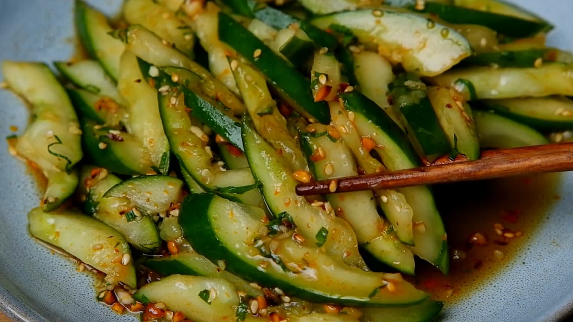 Video thumbnail for Viral Cucumber Salad Recipe